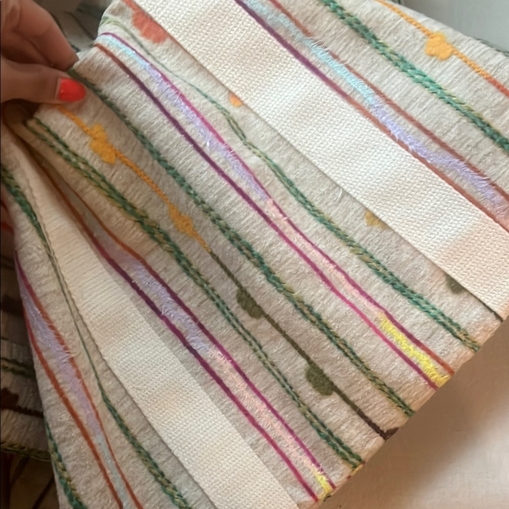 ASOS South Beach Striped Multicolor Tote/Beach Bag - Picture 7 of 7